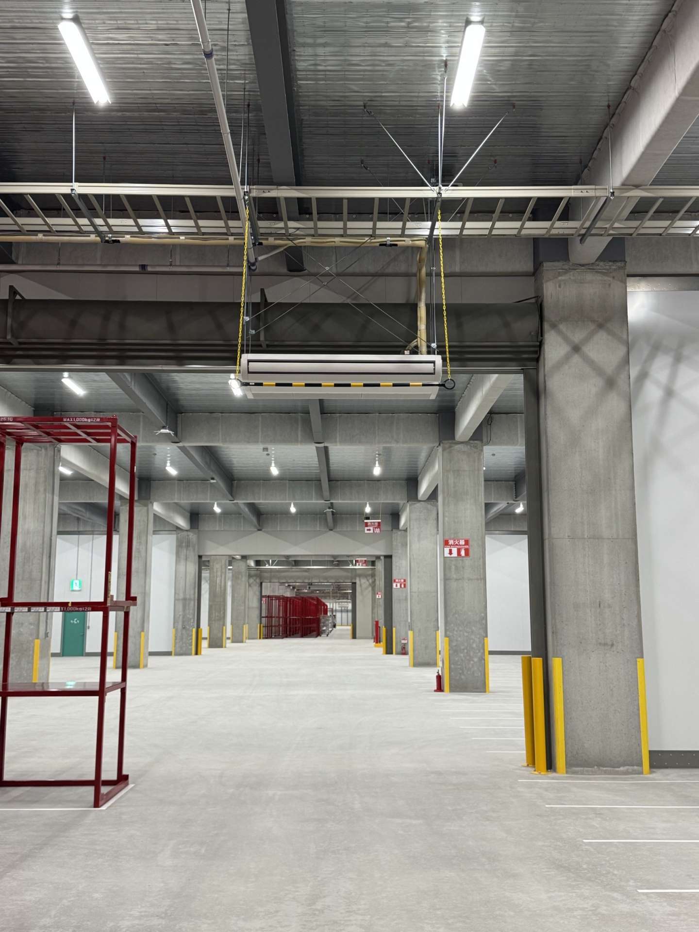 物流倉庫 空調設備新設工事